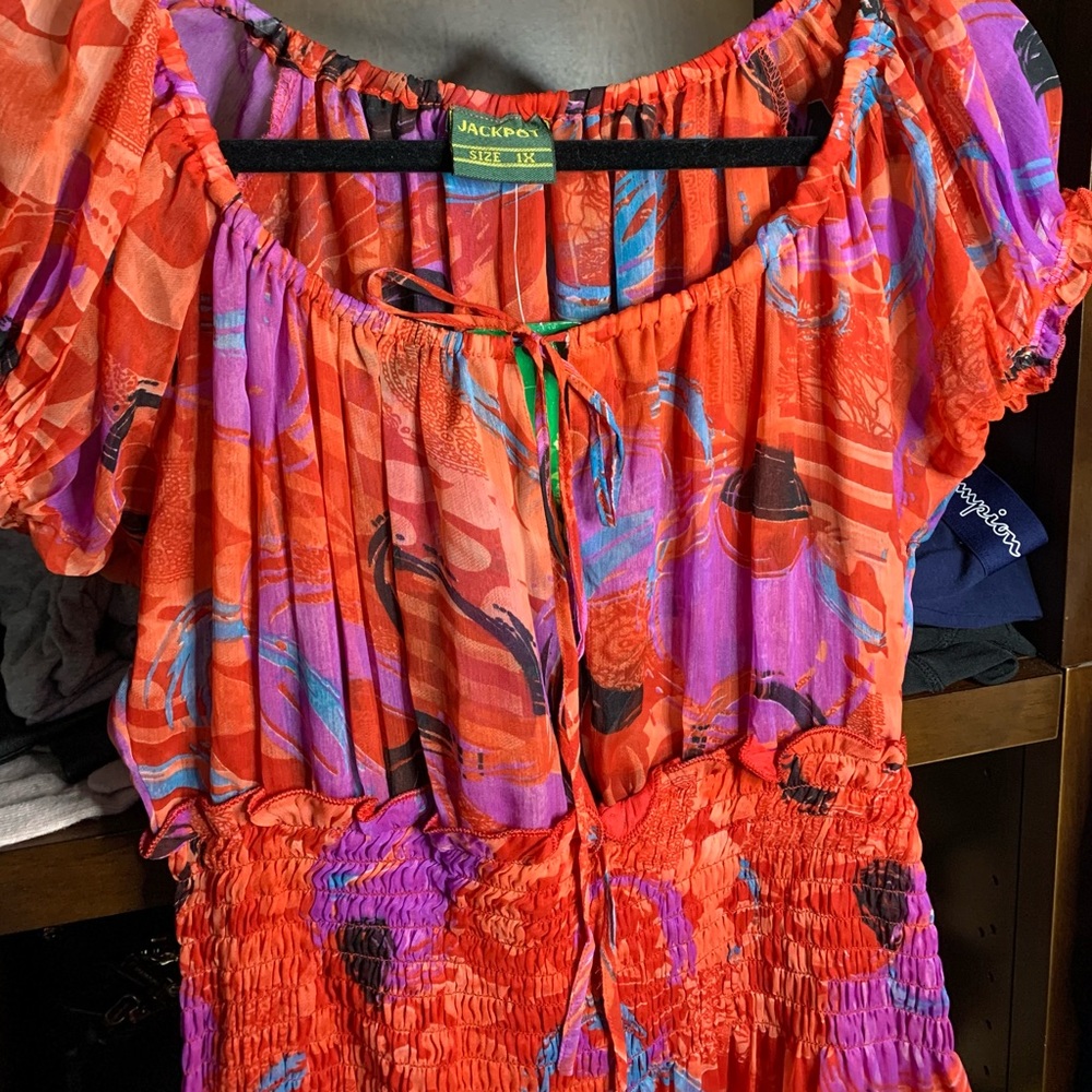 Maxi Dress by Jackpot Clothing Multicolor